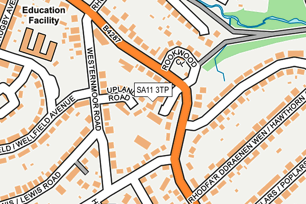 SA11 3TP map - OS OpenMap – Local (Ordnance Survey)