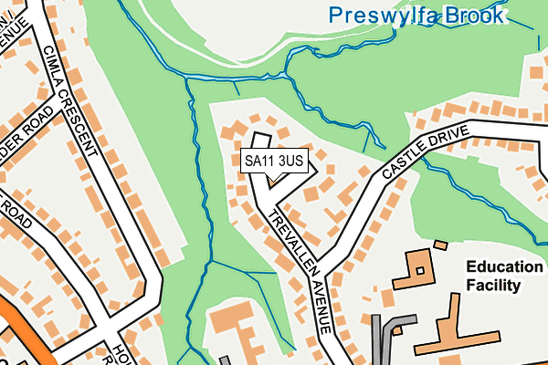Map of PRESTIGE PROFESSIONAL CLEANING SERVICES LTD at local scale