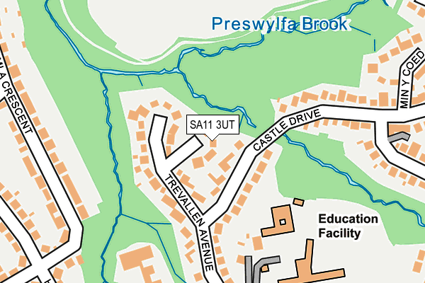 SA11 3UT map - OS OpenMap – Local (Ordnance Survey)