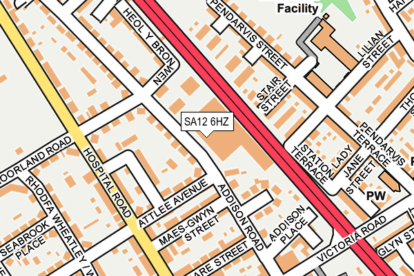 Map of JUST MOT'S LTD at local scale