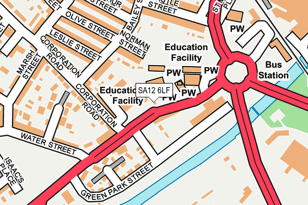 Map of WORK BASED TRAINING AGENCY COMMERCIAL LTD at local scale