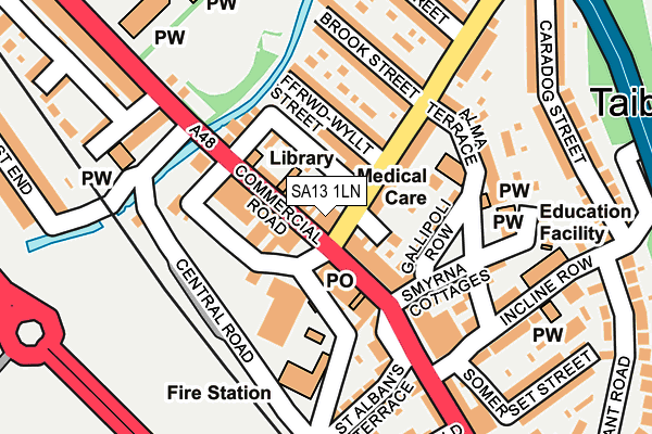 Map of RON EVANS (PIES) LIMITED at local scale