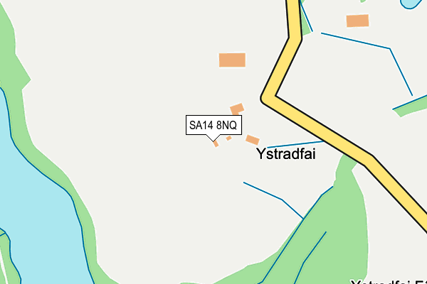 SA14 8NQ map - OS OpenMap – Local (Ordnance Survey)