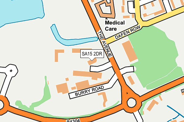Map of THE LITTLE WELSH DELI LTD at local scale