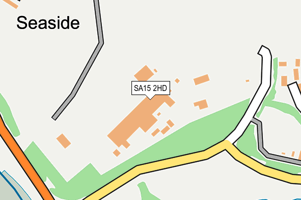 SA15 2HD map - OS OpenMap – Local (Ordnance Survey)