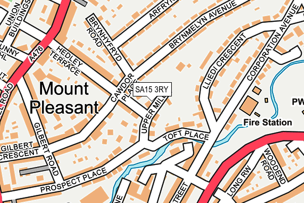Map of ELLSEY BELLSEY LTD at local scale