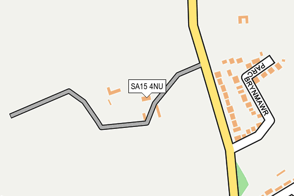 SA15 4NU map - OS OpenMap – Local (Ordnance Survey)