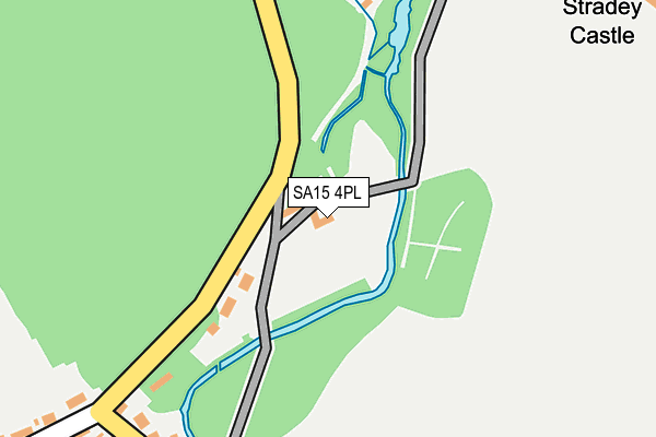 SA15 4PL map - OS OpenMap – Local (Ordnance Survey)