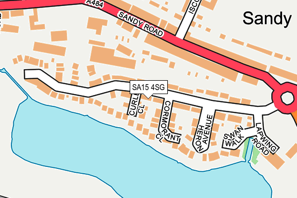 SA15 4SG map - OS OpenMap – Local (Ordnance Survey)
