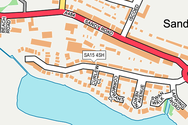 SA15 4SH map - OS OpenMap – Local (Ordnance Survey)