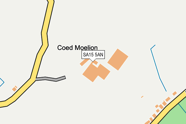SA15 5AN map - OS OpenMap – Local (Ordnance Survey)