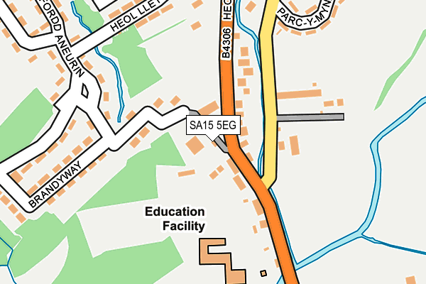 SA15 5EG map - OS OpenMap – Local (Ordnance Survey)