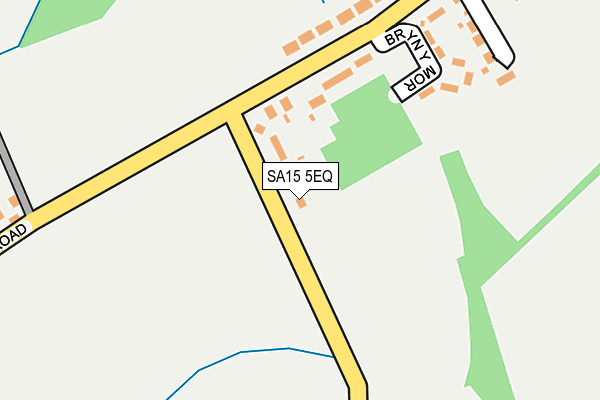 SA15 5EQ map - OS OpenMap – Local (Ordnance Survey)