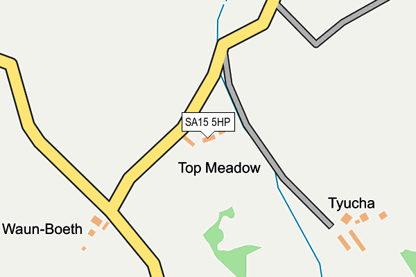 SA15 5HP map - OS OpenMap – Local (Ordnance Survey)