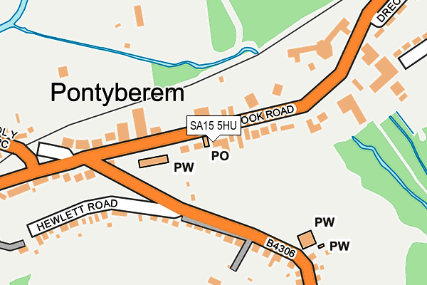 Map of PONTY CHIPPY LIMITED at local scale