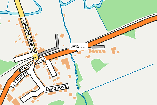 Map of MARK OWEN LIMITED at local scale