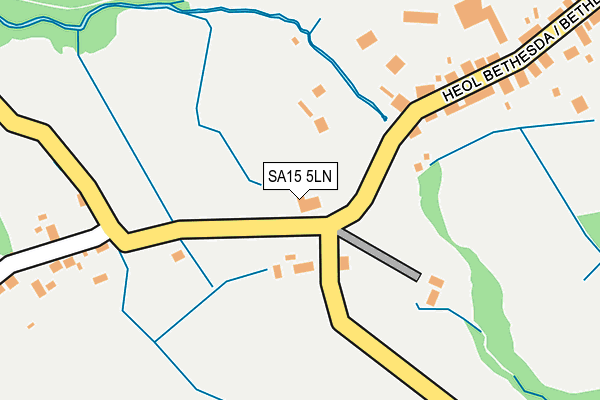 SA15 5LN map - OS OpenMap – Local (Ordnance Survey)