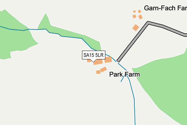 SA15 5LR map - OS OpenMap – Local (Ordnance Survey)