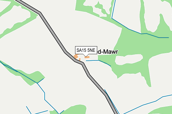 SA15 5NE map - OS OpenMap – Local (Ordnance Survey)