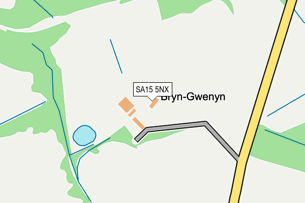 SA15 5NX map - OS OpenMap – Local (Ordnance Survey)