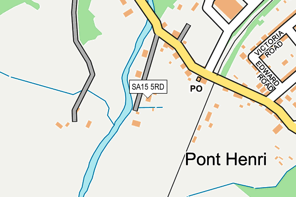 SA15 5RD map - OS OpenMap – Local (Ordnance Survey)