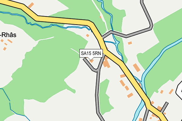 SA15 5RN map - OS OpenMap – Local (Ordnance Survey)