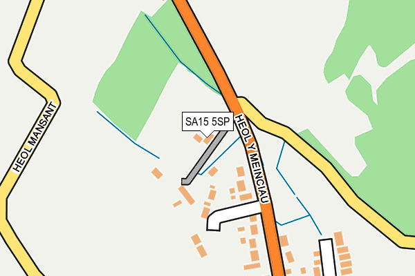 SA15 5SP map - OS OpenMap – Local (Ordnance Survey)