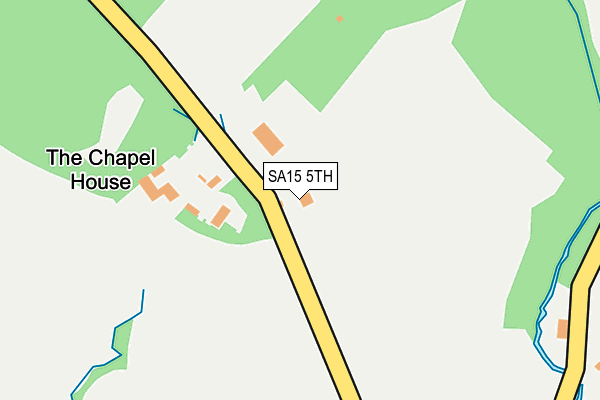 SA15 5TH map - OS OpenMap – Local (Ordnance Survey)
