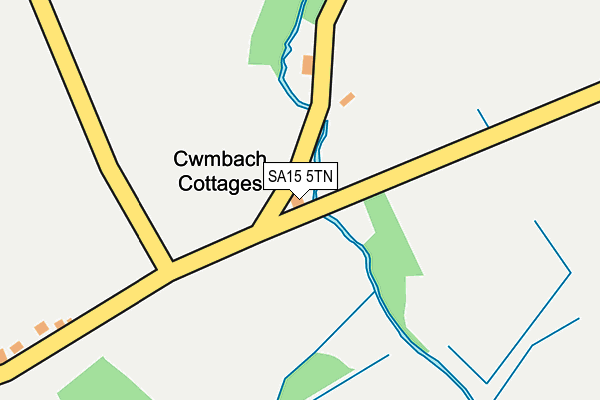 SA15 5TN map - OS OpenMap – Local (Ordnance Survey)