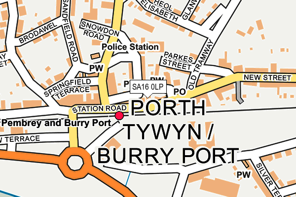 Map of BURRY TASTE LIMITED at local scale