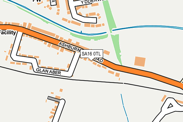 SA16 0TL map - OS OpenMap – Local (Ordnance Survey)