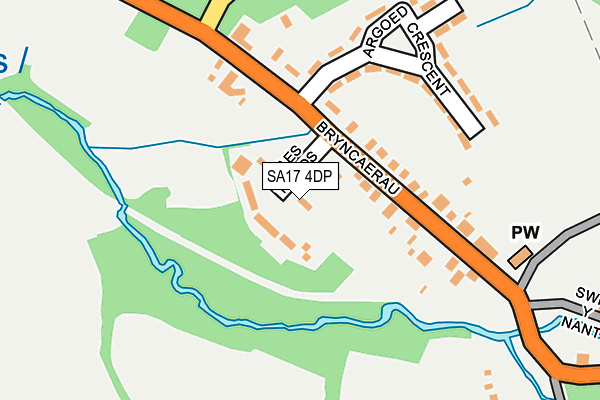 SA17 4DP map - OS OpenMap – Local (Ordnance Survey)