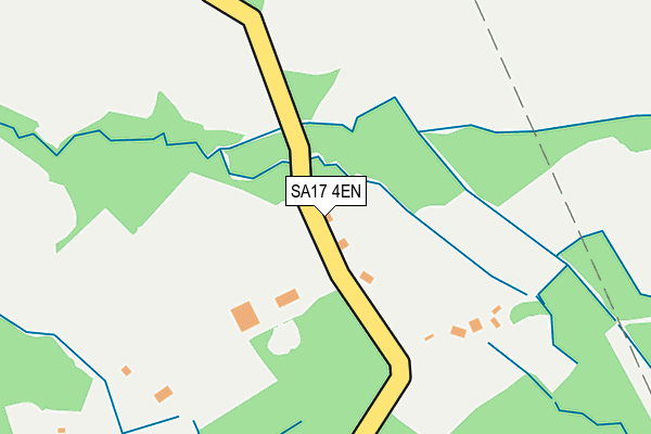 SA17 4EN map - OS OpenMap – Local (Ordnance Survey)