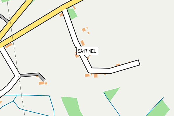 SA17 4EU map - OS OpenMap – Local (Ordnance Survey)