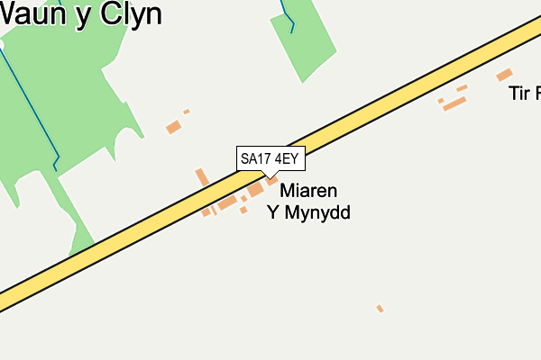 SA17 4EY map - OS OpenMap – Local (Ordnance Survey)