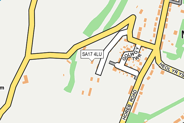 SA17 4LU map - OS OpenMap – Local (Ordnance Survey)