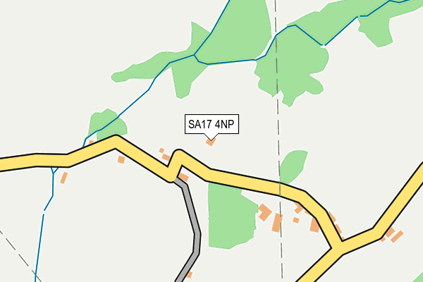 SA17 4NP map - OS OpenMap – Local (Ordnance Survey)