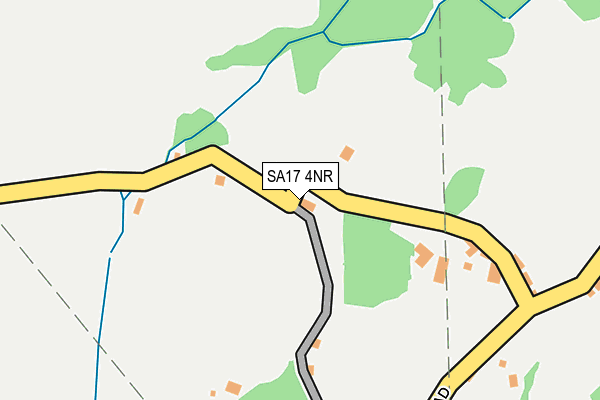 SA17 4NR map - OS OpenMap – Local (Ordnance Survey)