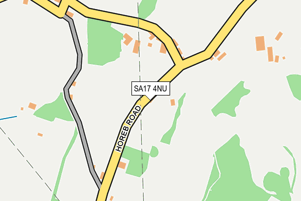 SA17 4NU map - OS OpenMap – Local (Ordnance Survey)