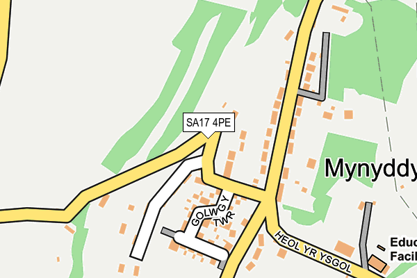 SA17 4PE map - OS OpenMap – Local (Ordnance Survey)