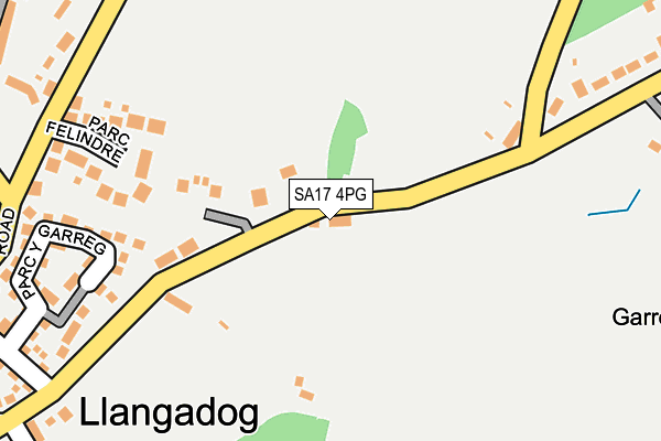 SA17 4PG map - OS OpenMap – Local (Ordnance Survey)