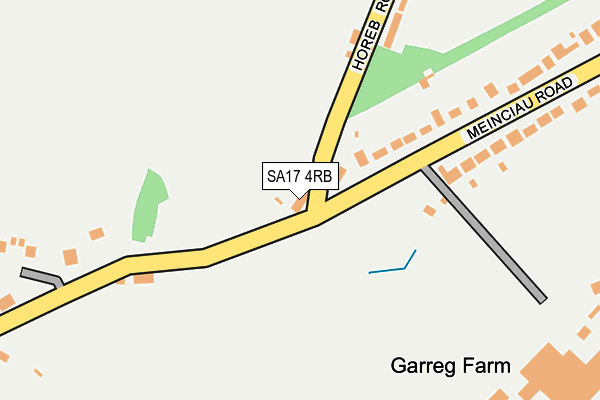 SA17 4RB map - OS OpenMap – Local (Ordnance Survey)