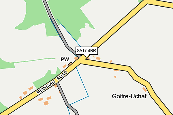 SA17 4RR map - OS OpenMap – Local (Ordnance Survey)