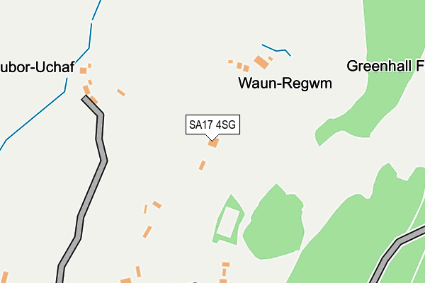 SA17 4SG map - OS OpenMap – Local (Ordnance Survey)