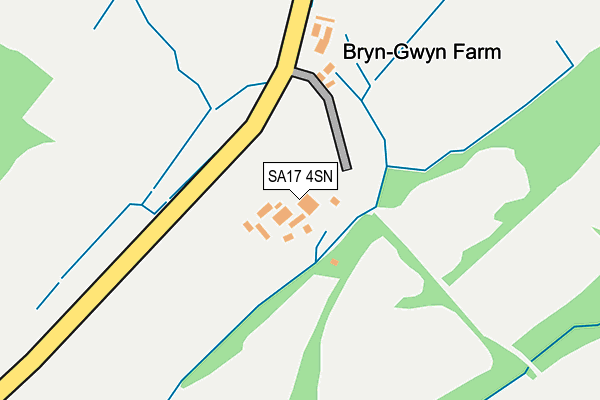 SA17 4SN map - OS OpenMap – Local (Ordnance Survey)