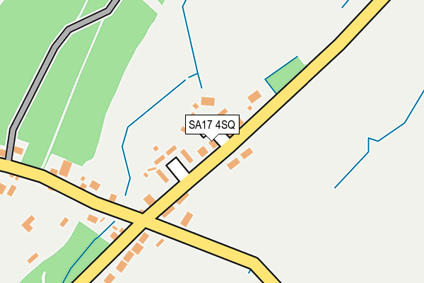 SA17 4SQ map - OS OpenMap – Local (Ordnance Survey)