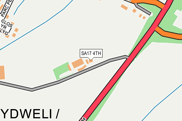 SA17 4TH map - OS OpenMap – Local (Ordnance Survey)