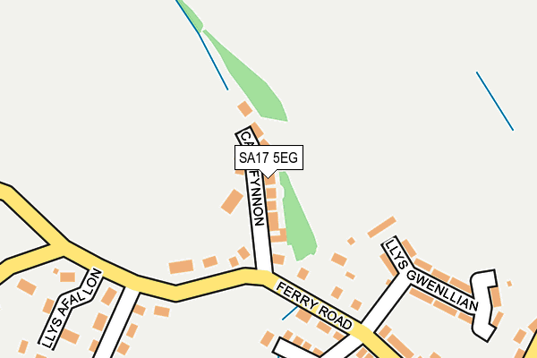 SA17 5EG map - OS OpenMap – Local (Ordnance Survey)