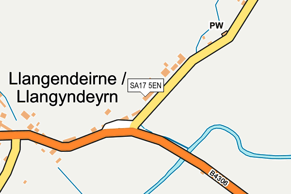 SA17 5EN map - OS OpenMap – Local (Ordnance Survey)