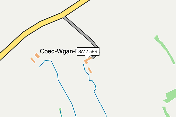 SA17 5ER map - OS OpenMap – Local (Ordnance Survey)